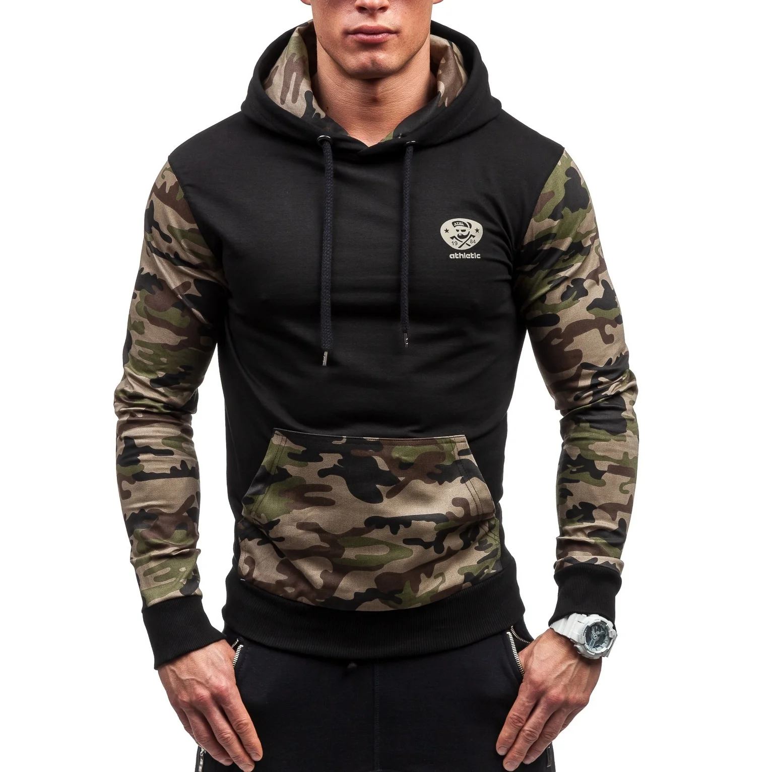 ZOGAA Mens Hoodies Casual Fashion Streetwear Stitching Camouflage Cotton Sweatshirts Men's 4 Colors Plus Size 5XL Hooded Clothes
ZOGAA Mens Hoodies Casual Fashion Streetwear Stitching Camouflage Cotton Sweatshirts Men's 4 Colors Plus Size 5XL Hooded Clothes