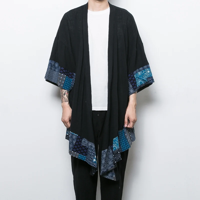 Chinese National Style Men's Medium-Long Top Linen Cotton Clothing Teenager Loose Cardigan Jacket Top Black Trench
Chinese National Style Men's Medium-Long Top Linen Cotton Clothing Teenager Loose Cardigan Jacket Top Black Trench