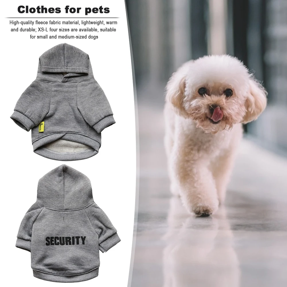 Warm Pet Hoodies Autumn Winter Fleece Warm Jacket Coat Letter Print Puppy Casual Apparel Clothing for Small Medium Dogs
Warm Pet Hoodies Autumn Winter Fleece Warm Jacket Coat Letter Print Puppy Casual Apparel Clothing for Small Medium Dogs