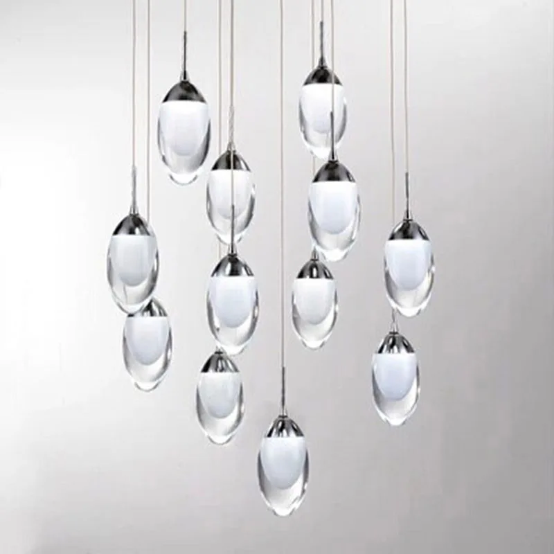 Acrylic Modern Crystal Chandelier Eggs Dining Hall Room Led Pendent Light Drop Lamps Hot Sales Hanging Ceiling Fixtures Nordic
Acrylic Modern Crystal Chandelier Eggs Dining Hall Room Led Pendent Light Drop Lamps Hot Sales Hanging Ceiling Fixtures Nordic