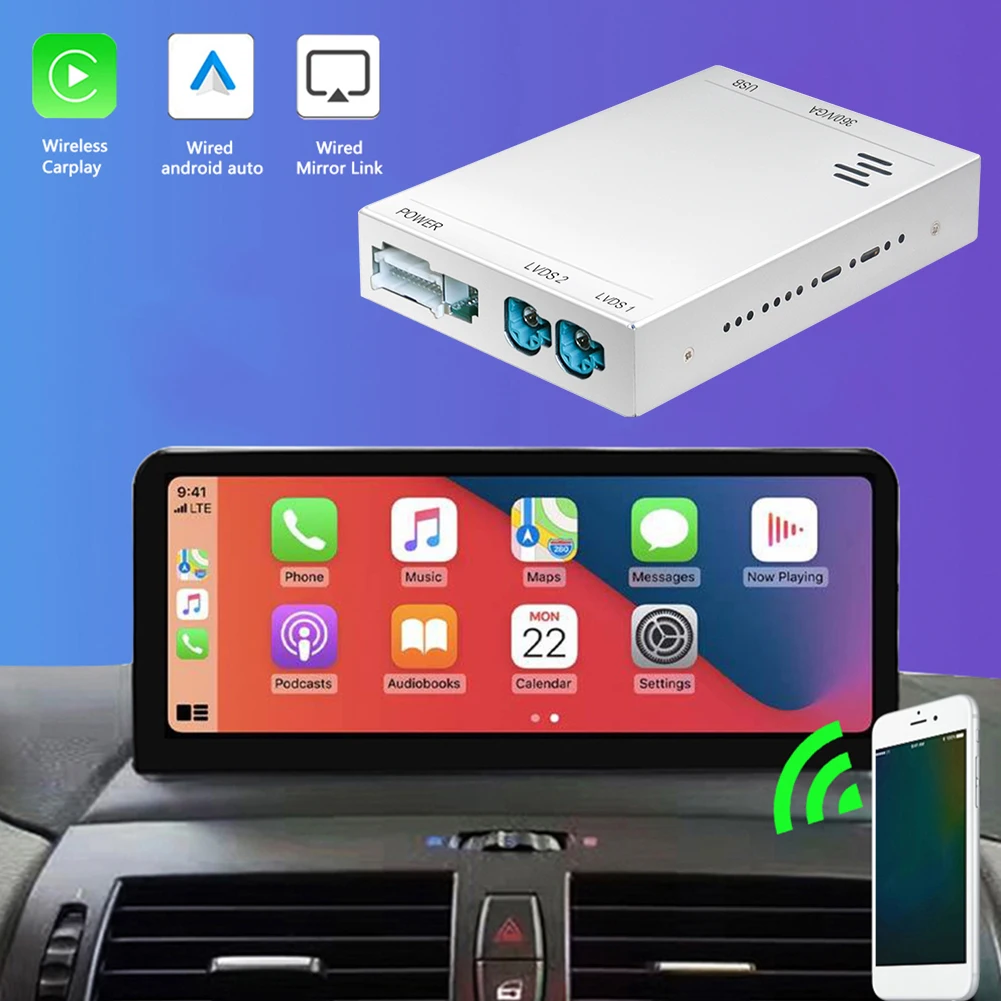 GPS-навигация с поддержкой видеоинтерфейса управления ручкой с RCA USB входом для BMW NBT EVO с OEM сенсорным экраном 17-18
GPS-навигация с поддержкой видеоинтерфейса управления ручкой с RCA USB входом для BMW NBT EVO с OEM сенсорным экраном 17-18