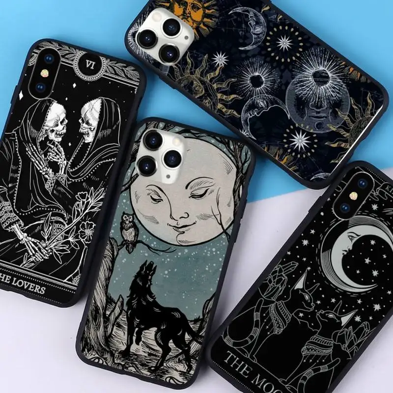 Witches moon Tarot Mystery totem Phone Case For iphone 12 11 13 7 8 6 s plus x xs xr pro max mini
Witches moon Tarot Mystery totem Phone Case For iphone 12 11 13 7 8 6 s plus x xs xr pro max mini