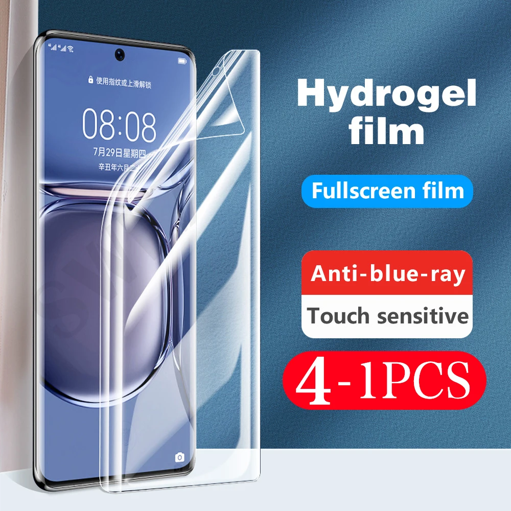 4-1Pcs soft full cover hydrogel film for huawei P40 P50 pro P30 lite P20 E plus Not Glass phone screen protector protective film
4-1Pcs soft full cover hydrogel film for huawei P40 P50 pro P30 lite P20 E plus Not Glass phone screen protector protective film