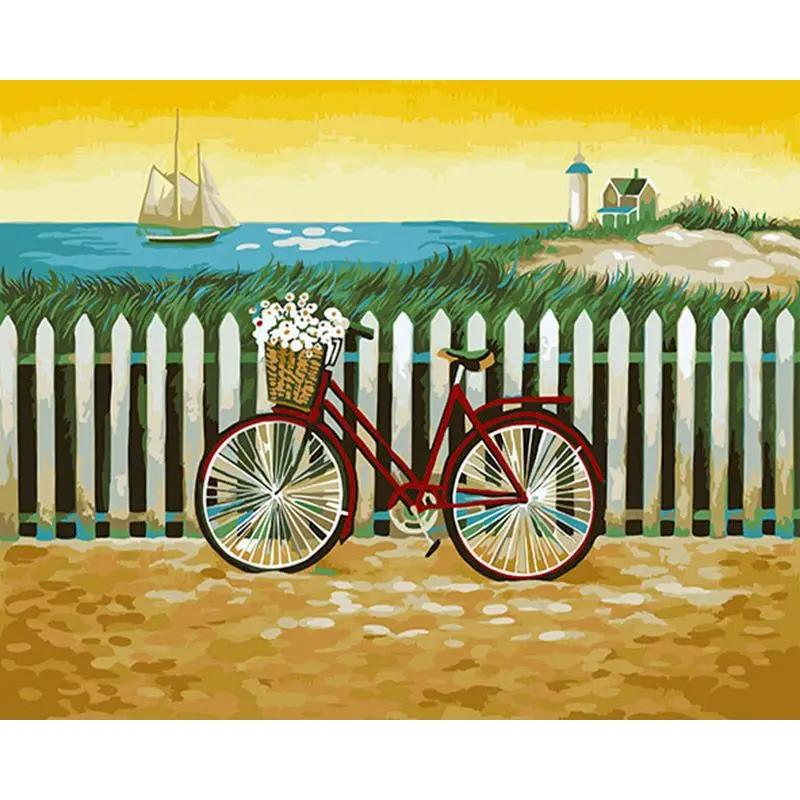 Bicycle Landscape Diy Painting By Number Kit Acrylic Paint Wedding Decoration Art Picture Coloring By Number For Home Decor Gift
Bicycle Landscape Diy Painting By Number Kit Acrylic Paint Wedding Decoration Art Picture Coloring By Number For Home Decor Gift