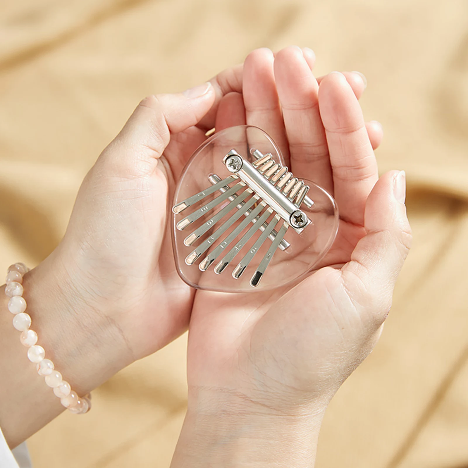 Mini Kalimba Acrylic 8 Key Transparent Thumb Piano Finger Piano Gift Kalimba Bear Heart-shape Rainbow Kalimba
Mini Kalimba Acrylic 8 Key Transparent Thumb Piano Finger Piano Gift Kalimba Bear Heart-shape Rainbow Kalimba