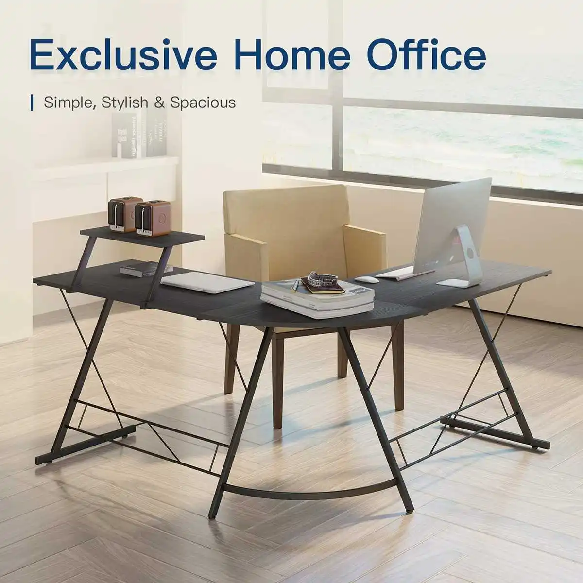 Modern Simple L-Shaped Corner Desktop Computer Desk Table Laptop Table Writing Desk Home Office Furniture Standing Desk meubles
Modern Simple L-Shaped Corner Desktop Computer Desk Table Laptop Table Writing Desk Home Office Furniture Standing Desk meubles