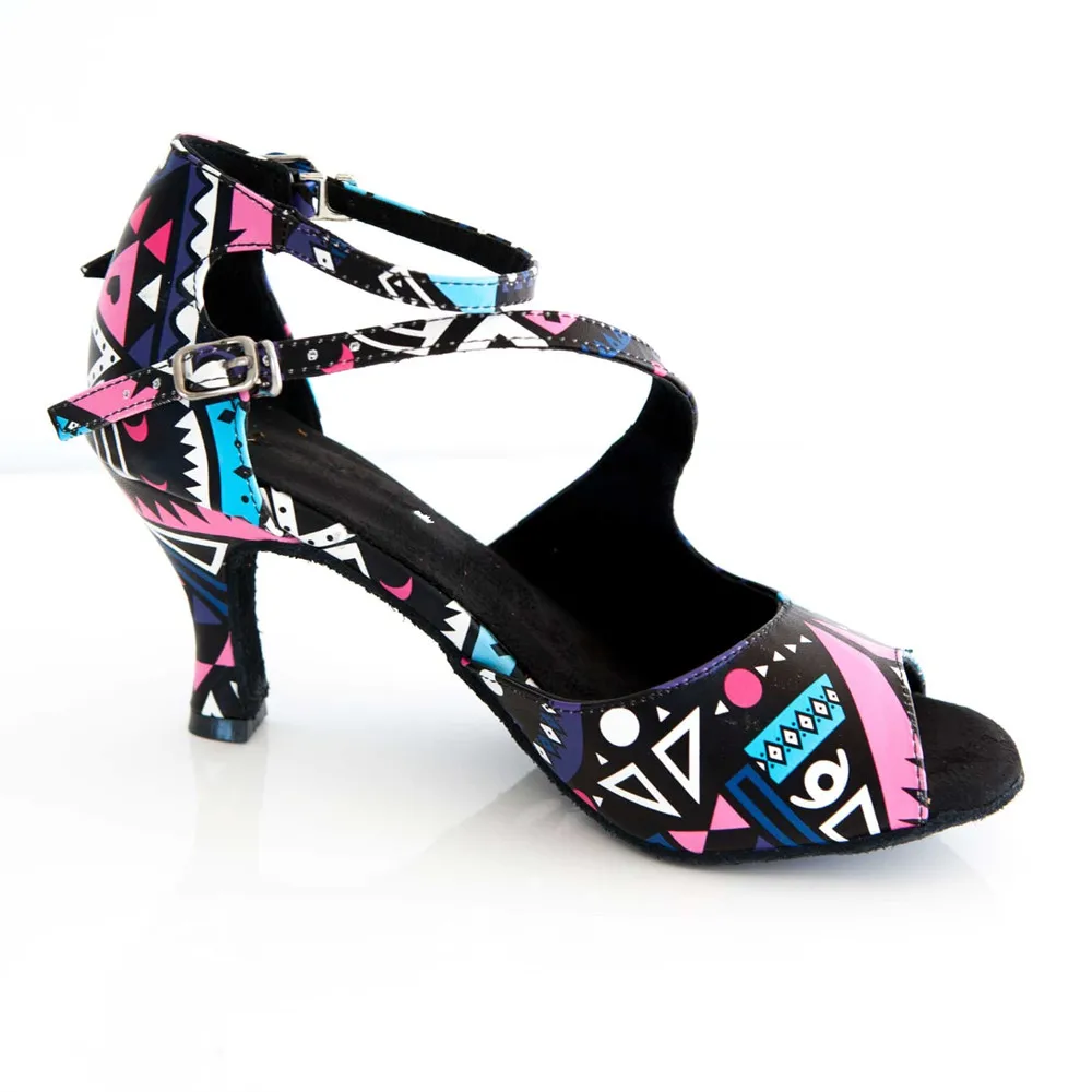 Zapatos De Biale Ballroom Salsa Latin Dance Shoes Comfortable Professional For Women 7cm Heel Flower PU
Zapatos De Biale Ballroom Salsa Latin Dance Shoes Comfortable Professional For Women 7cm Heel Flower PU