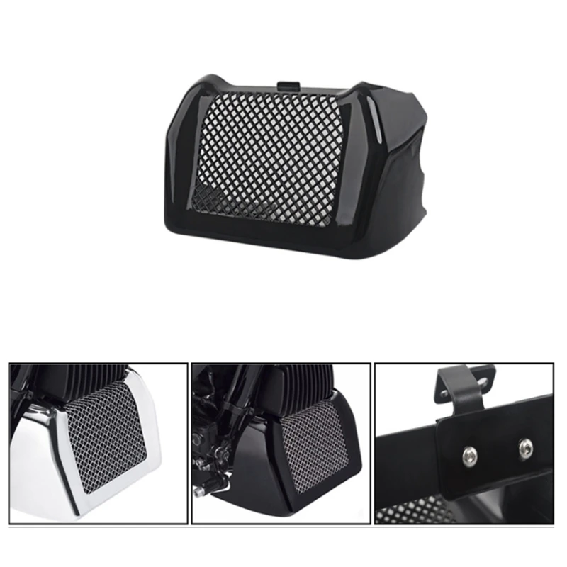 Motorcycle Oil Cooler Cover Kit with Bracket for Touring Road King Street Glide Freewheeler FLHXS FLTRX FLHR 2017-2018
Motorcycle Oil Cooler Cover Kit with Bracket for Touring Road King Street Glide Freewheeler FLHXS FLTRX FLHR 2017-2018