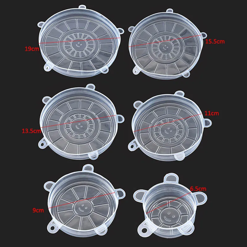 6Pcs Kitchen Universal Accessories Silicone Reusable Food Wrap Bowl Pot Cover Silicone Stretch Lids Cooking Cookware Tools
6Pcs Kitchen Universal Accessories Silicone Reusable Food Wrap Bowl Pot Cover Silicone Stretch Lids Cooking Cookware Tools