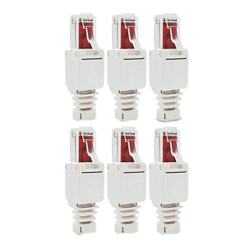 

Network Connectors Tool-Free RJ45 CAT6 LAN UTP Cable Plug Without Tools Cat5e Cat6a Installation Cable Patch Cable