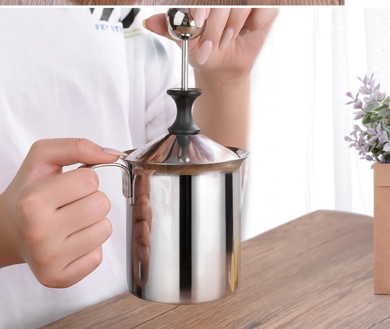 Foam Machine Stainless Steel Milk Frothing Cup Coffee Milk Frother Foam Household Manual Foam Blender Coffee Latte Milk Jar
Foam Machine Stainless Steel Milk Frothing Cup Coffee Milk Frother Foam Household Manual Foam Blender Coffee Latte Milk Jar