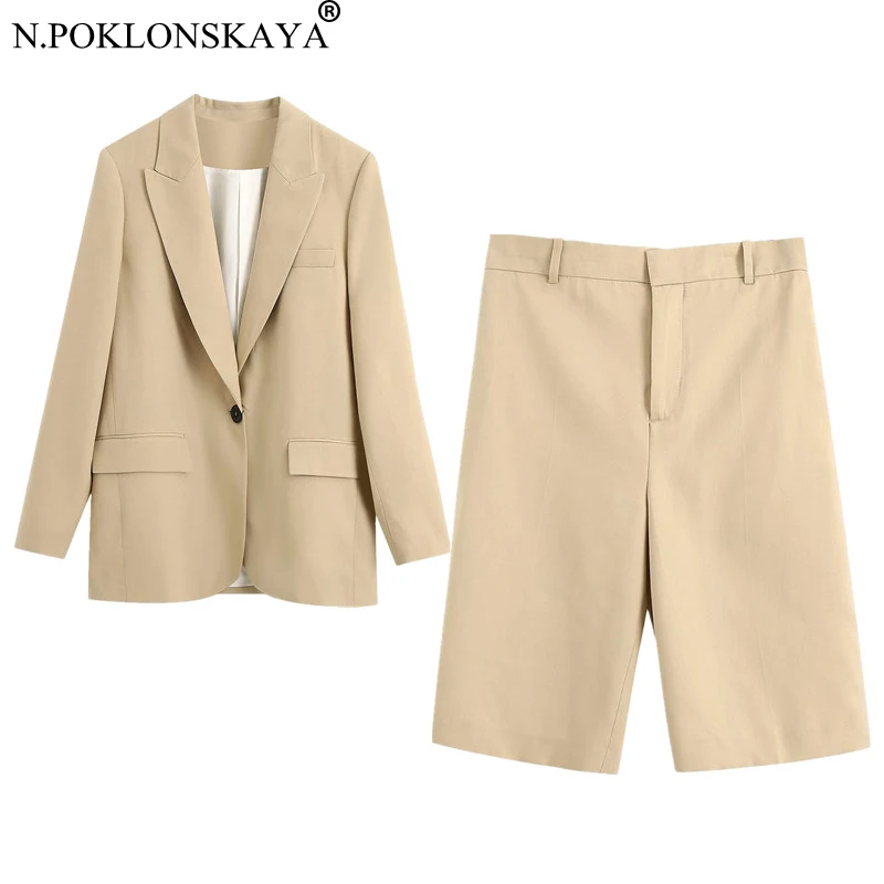 Women Blazer Suits Two Piece Sets 2020 Fashion Office Wear Loose Fitting Coat Vintage Long Sleeve Pockets Suit Female Outerwear
Women Blazer Suits Two Piece Sets 2020 Fashion Office Wear Loose Fitting Coat Vintage Long Sleeve Pockets Suit Female Outerwear