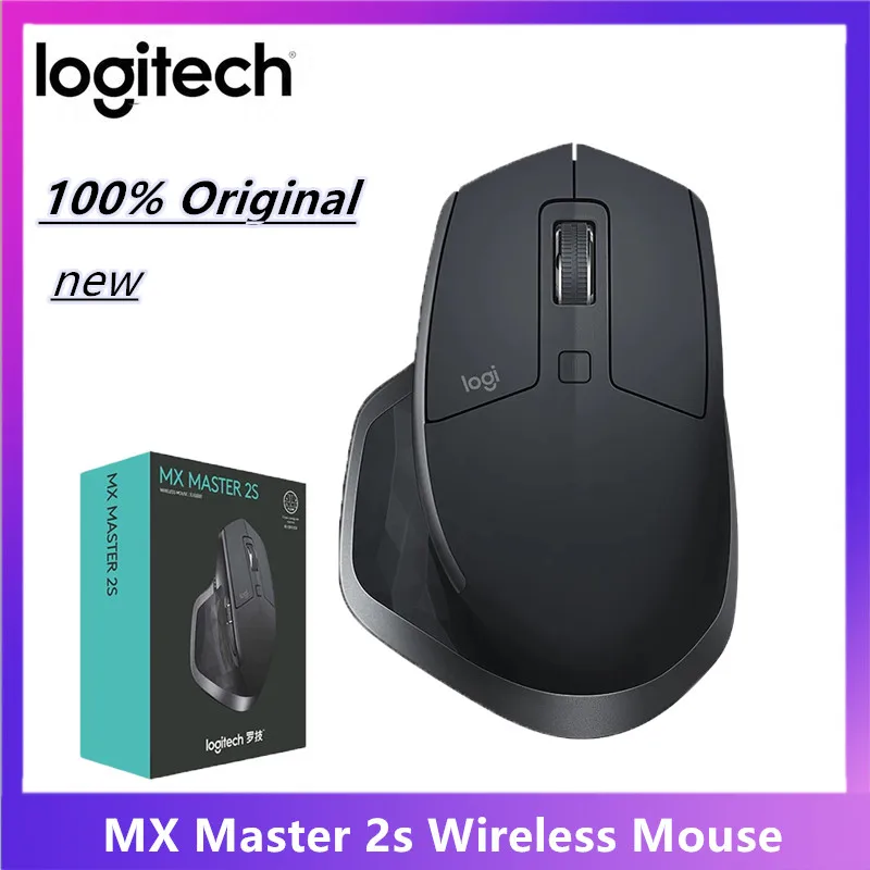 Original Logitech MX Master2S Wireless Bluetooth Mouse 4000DPI Business office home with Wireless 2.4G Receiver or laptop pc
Original Logitech MX Master2S Wireless Bluetooth Mouse 4000DPI Business office home with Wireless 2.4G Receiver or laptop pc