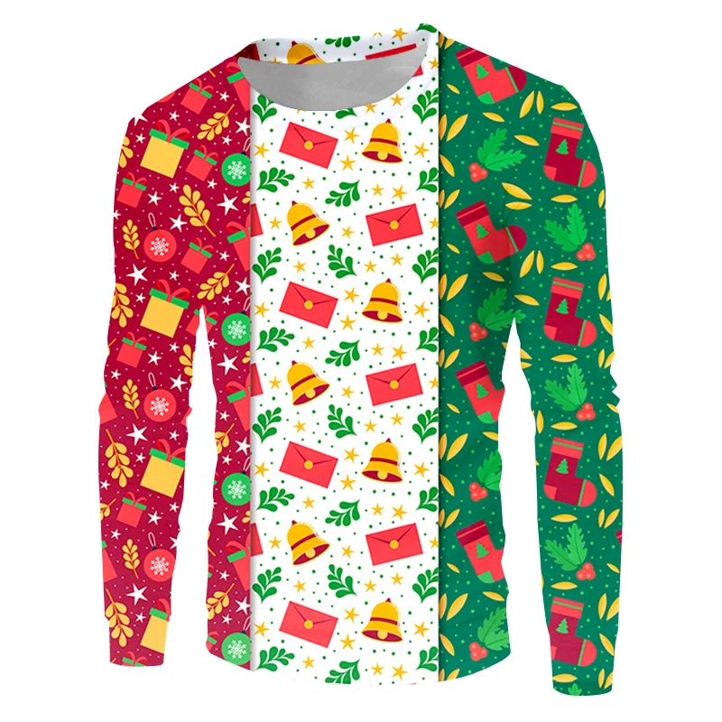 UJWI Sweatshirt Color Bells Socks Gift Box 3D Print Oversize Christmas Sportswear Unisex Autumn/Winter Sports Shirt Direct Sales
UJWI Sweatshirt Color Bells Socks Gift Box 3D Print Oversize Christmas Sportswear Unisex Autumn/Winter Sports Shirt Direct Sales