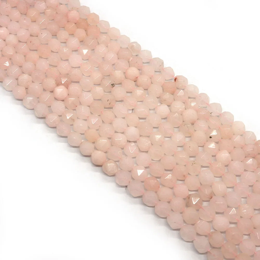 Natural Stone Beads Pink Crystal 6-10 mm Faceted Exquisite Pendant Beads for Jewelry Making Necklace Earrings Accessories
Natural Stone Beads Pink Crystal 6-10 mm Faceted Exquisite Pendant Beads for Jewelry Making Necklace Earrings Accessories