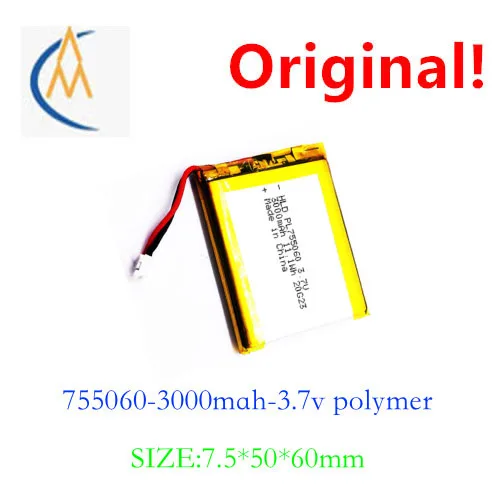 Shop three pack 755060 Bluetooth Speaker mouse keyboard click pen polymer lithium battery 3.7v3000mah headset LED
Shop three pack 755060 Bluetooth Speaker mouse keyboard click pen polymer lithium battery 3.7v3000mah headset LED