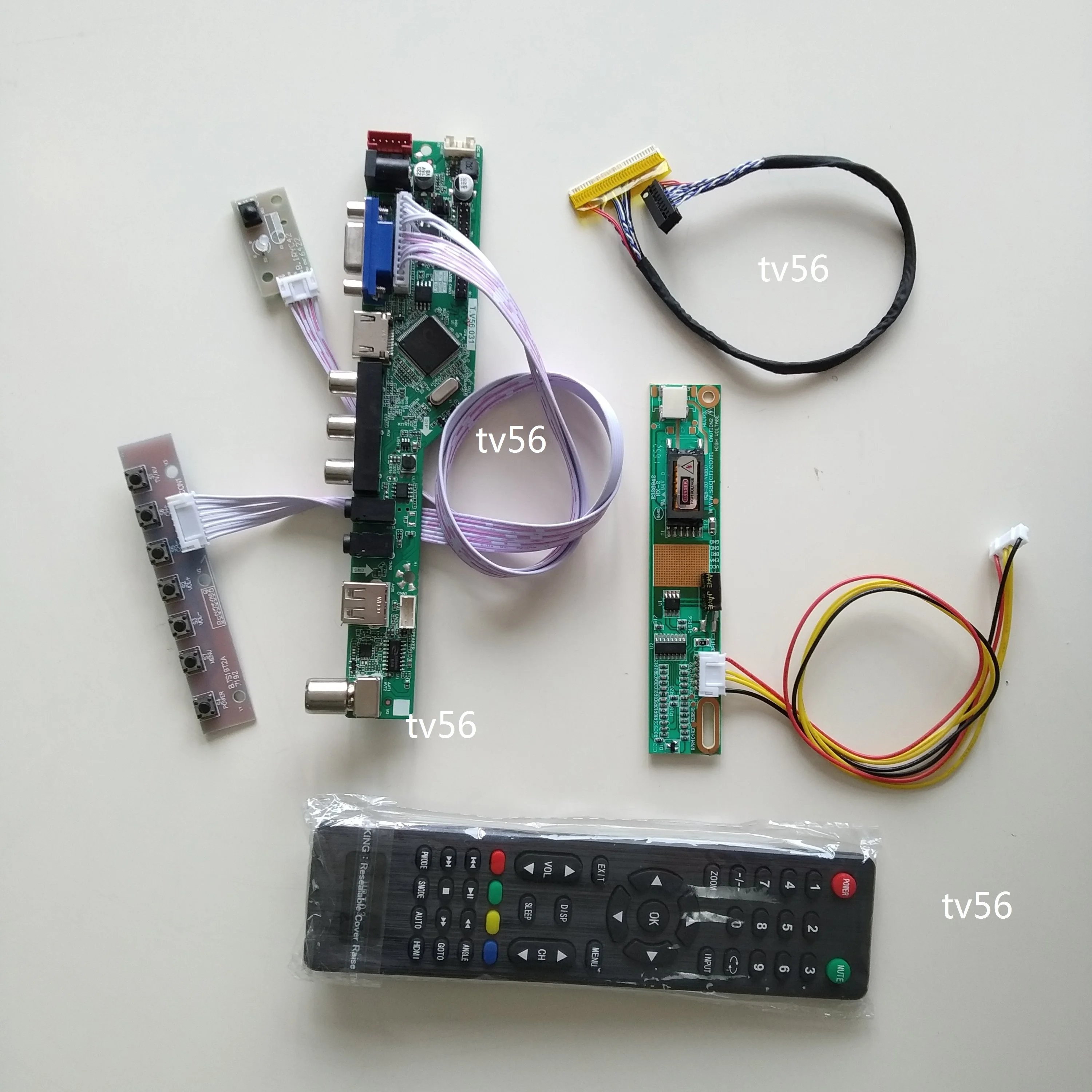ТВ, VGA, AV, аудио, TV, 56-дневная карта памяти, DIY для LP154WX4(TL)(C8)/TLC9, 1280X800, панель 15,4 дюйма
ТВ, VGA, AV, аудио, TV, 56-дневная карта памяти, DIY для LP154WX4(TL)(C8)/TLC9, 1280X800, панель 15,4 дюйма