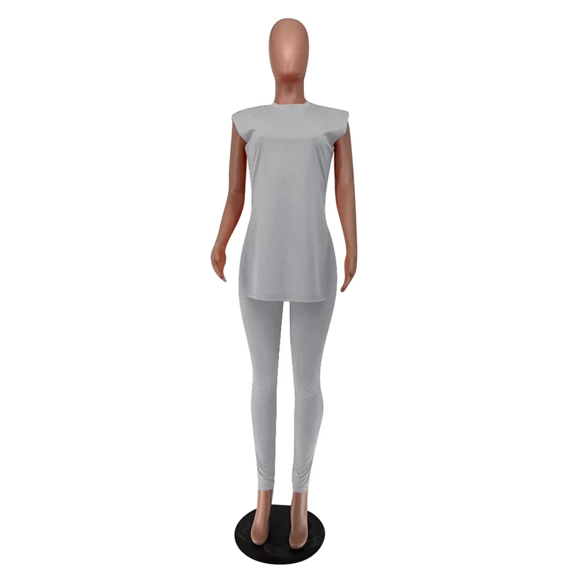 2 Piece Sets Womens Outfits Sleeveless Long Tops Fitness Pants Tracksuit Loungewear Wholesale Items Casual Matching Sets
2 Piece Sets Womens Outfits Sleeveless Long Tops Fitness Pants Tracksuit Loungewear Wholesale Items Casual Matching Sets