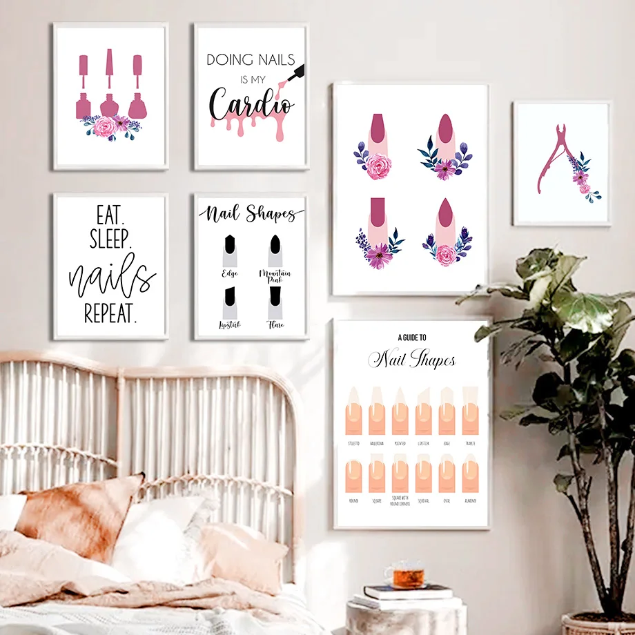 Nail Polish Color Beauty Salon Makeup Canvas Painting Wall Art Posters and Prints Home Decoration Pictures for Room Decor
Nail Polish Color Beauty Salon Makeup Canvas Painting Wall Art Posters and Prints Home Decoration Pictures for Room Decor