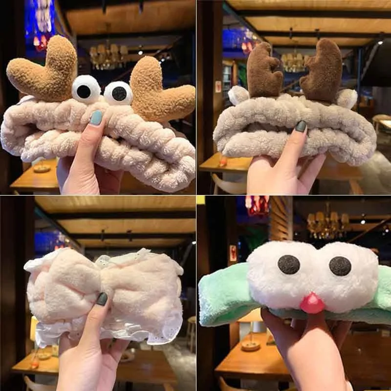 Wash Face Hair Holder Hairbands Soft Warm Coral Fleece Bow Animal Ears Headband Fashion Women Girls Turban Hair Accessories
Wash Face Hair Holder Hairbands Soft Warm Coral Fleece Bow Animal Ears Headband Fashion Women Girls Turban Hair Accessories