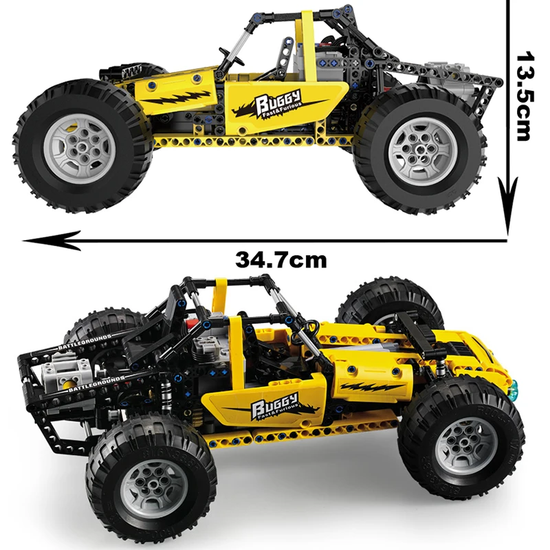 Радиоуправляемые внедорожные грузовики конструктор багги для скалолазания Lepining