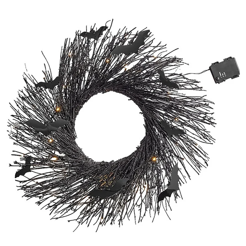 Halloween Decorations Black Bat Loop Decoration Glowing Hanging Shining Garlands Outdoor Garden Door Wreaths Home Decor
Halloween Decorations Black Bat Loop Decoration Glowing Hanging Shining Garlands Outdoor Garden Door Wreaths Home Decor