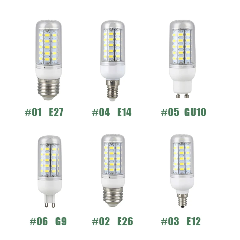 220V 9W SMD 5730 кукурузы 48-светодиодный лампы Главная Спальня светильник ing теплый