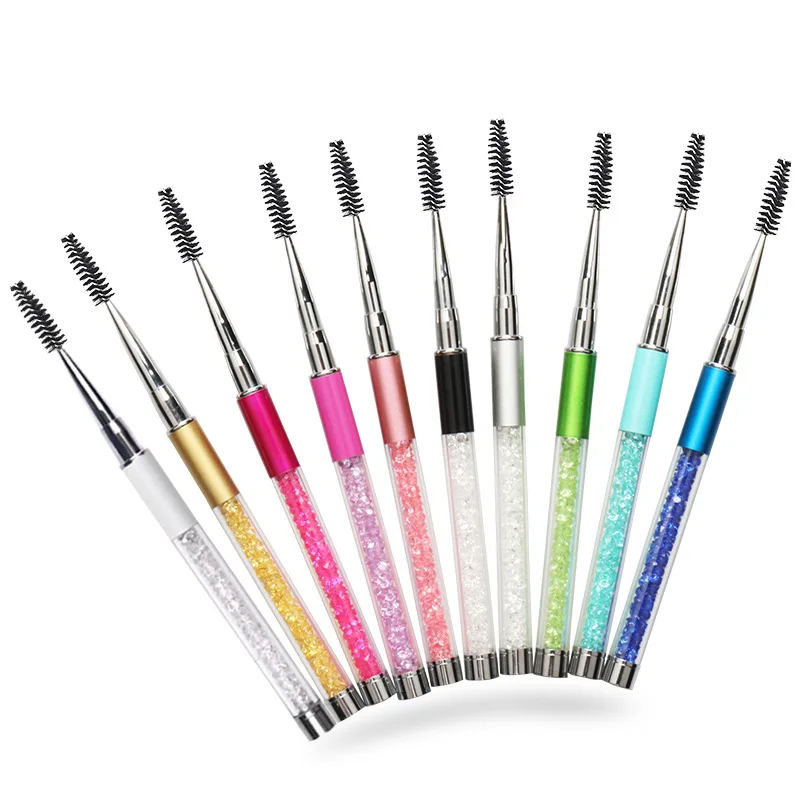 Fashion 10 color Makeup Eyelash Brushes Diamond Handle Brushes Mascara Applicator Wand brushes rhinestone lash brush Makeup Tool
Fashion 10 color Makeup Eyelash Brushes Diamond Handle Brushes Mascara Applicator Wand brushes rhinestone lash brush Makeup Tool