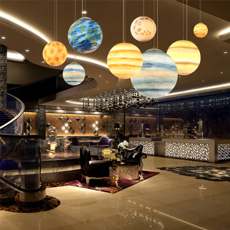 wongshi Nordic Creative Universe Planet Acrylic Pendant Light Moon Sun Earth Mars Uranus Mercury Jupiter Saturn Planet Lamps
wongshi Nordic Creative Universe Planet Acrylic Pendant Light Moon Sun Earth Mars Uranus Mercury Jupiter Saturn Planet Lamps
