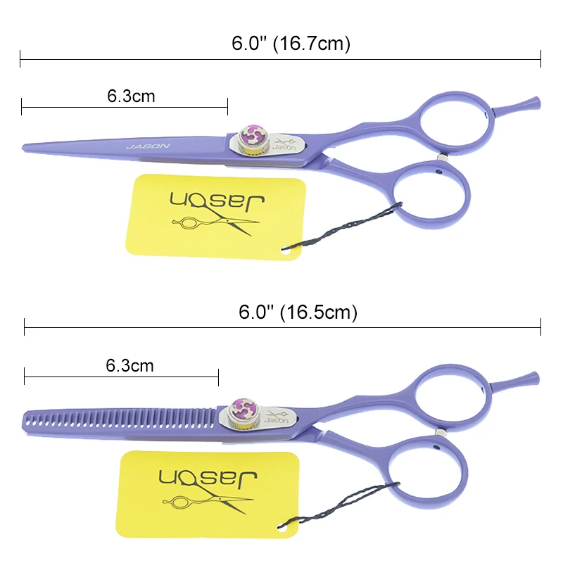 Jason 6 inch Professional Hairdressing Scissors Kit Stainless Steel Barber Cutting Scissors Thinning Shears Haircut Tool A0105D
Jason 6 inch Professional Hairdressing Scissors Kit Stainless Steel Barber Cutting Scissors Thinning Shears Haircut Tool A0105D