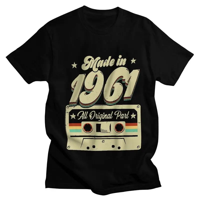 Made In 1961 60 Years Old Vintage T Shirts Men Short Sleeve Cotton T-shirt 60th Old Birthday Tee Harajuku Tshirts Gift Idea
Made In 1961 60 Years Old Vintage T Shirts Men Short Sleeve Cotton T-shirt 60th Old Birthday Tee Harajuku Tshirts Gift Idea