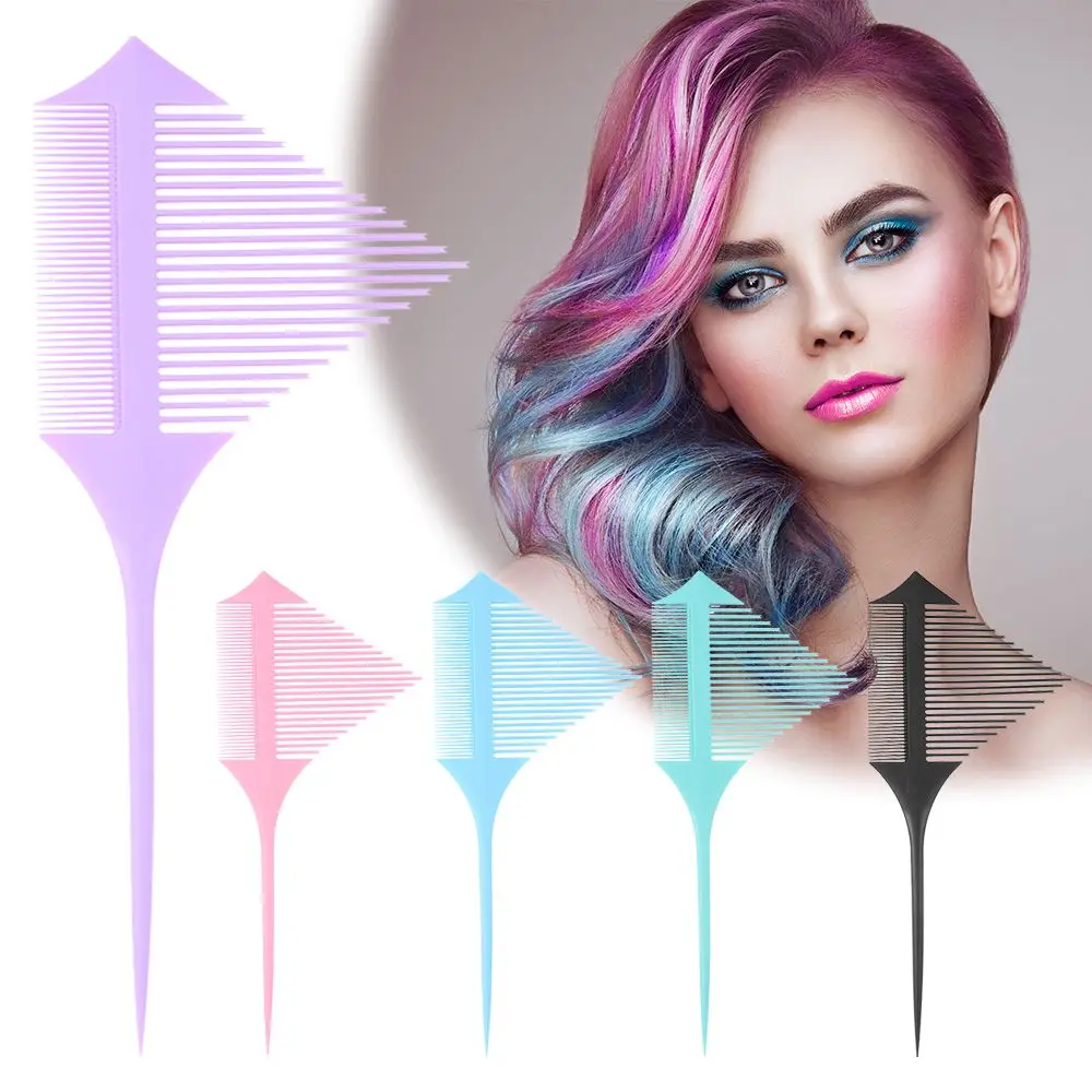 

Styling Teeth Teasing Hair Dying Tool Coloring Brushes Comb Hair Color Tools Double-sided Highlighting Combs