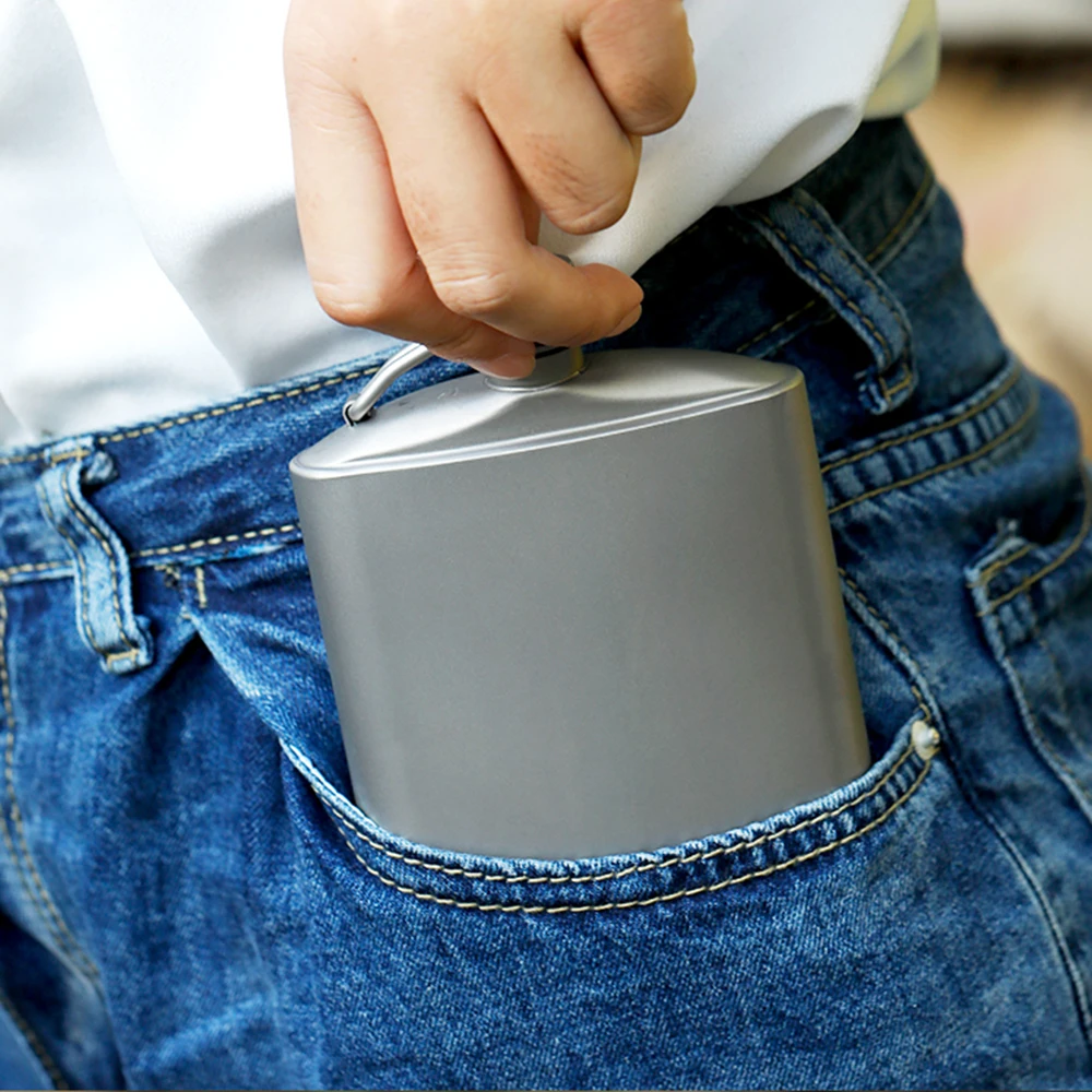 Lixada 260ml Leakproof Titanium Flask Alcohol Whisky Wine Flask for Outdoor Camping Backpacking Travel Picnic Flask
Lixada 260ml Leakproof Titanium Flask Alcohol Whisky Wine Flask for Outdoor Camping Backpacking Travel Picnic Flask