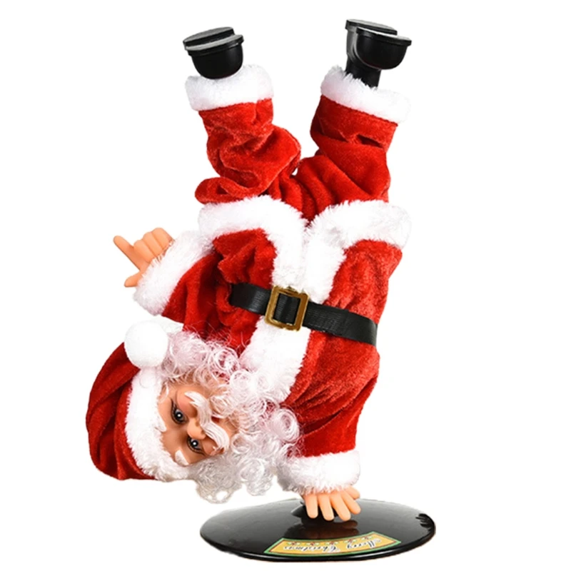 T84E Christmas Electric Hip-Hop Handstand Santa Claus Battery Operated Musical Toy
T84E Christmas Electric Hip-Hop Handstand Santa Claus Battery Operated Musical Toy