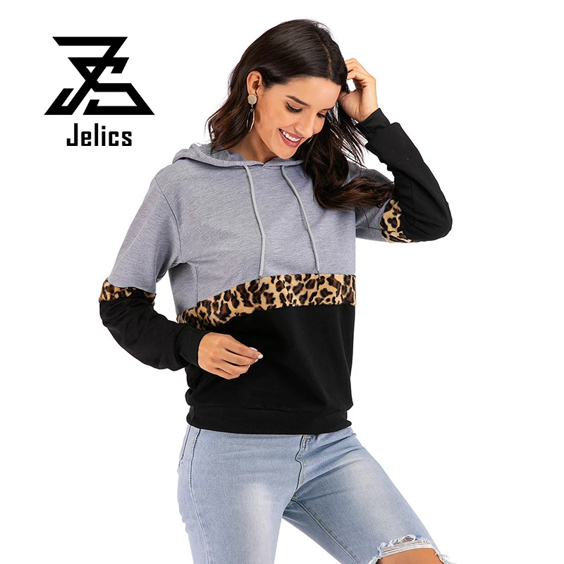 Jelics 2019 Spring Autumn Fashion Leopard Patchwork Women Hoodies Sweatshirt Female Pullover Top Casual Sweatshirt
Jelics 2019 Spring Autumn Fashion Leopard Patchwork Women Hoodies Sweatshirt Female Pullover Top Casual Sweatshirt