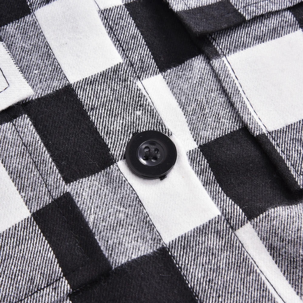 Plaid Dress Woman Black White Long Sleeve Button Fall Dresses for Women Turn-down Collar V neck Casual mini Dress with Belt D30
Plaid Dress Woman Black White Long Sleeve Button Fall Dresses for Women Turn-down Collar V neck Casual mini Dress with Belt D30