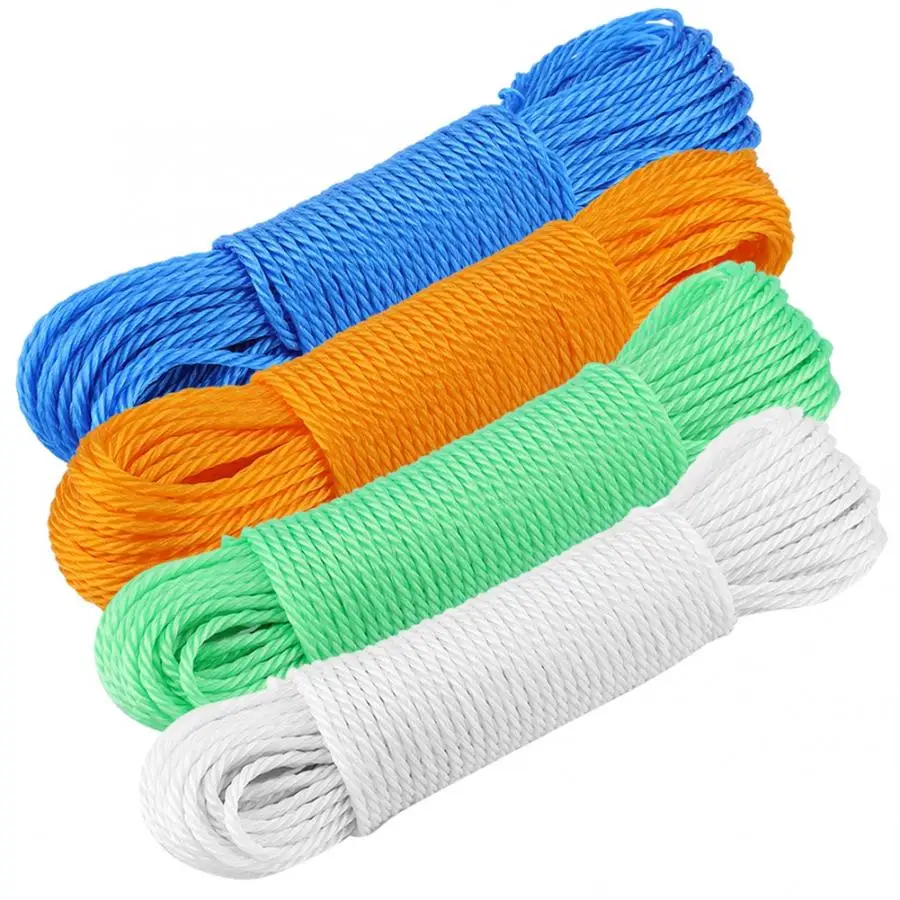 20m Nylon Rope Drying Clothes Hangers Washing Long Colored Lines Cord Clothesline For Outdoors Garden Travel Camping Supplies
20m Nylon Rope Drying Clothes Hangers Washing Long Colored Lines Cord Clothesline For Outdoors Garden Travel Camping Supplies
