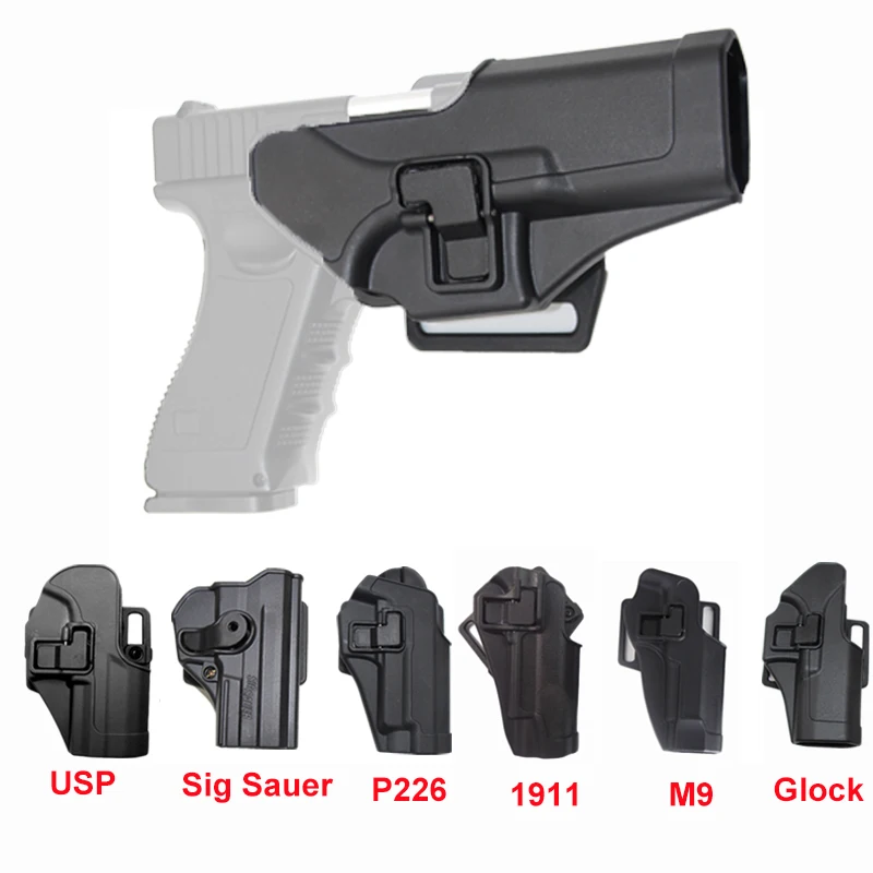 Тактический Кобура Для Пистолетов Glock 19 17 Colt 1911 Beretta M9 HK USP Sig P226 страйкбол