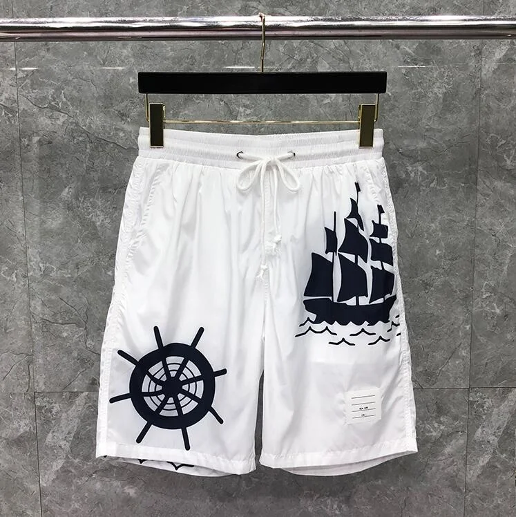 Fashion 2021 Brand Casual Shorts Men Summer Loose Beach Shorts Thin Quick Dry Ship Pattern White Sport Shorts Ins
Fashion 2021 Brand Casual Shorts Men Summer Loose Beach Shorts Thin Quick Dry Ship Pattern White Sport Shorts Ins