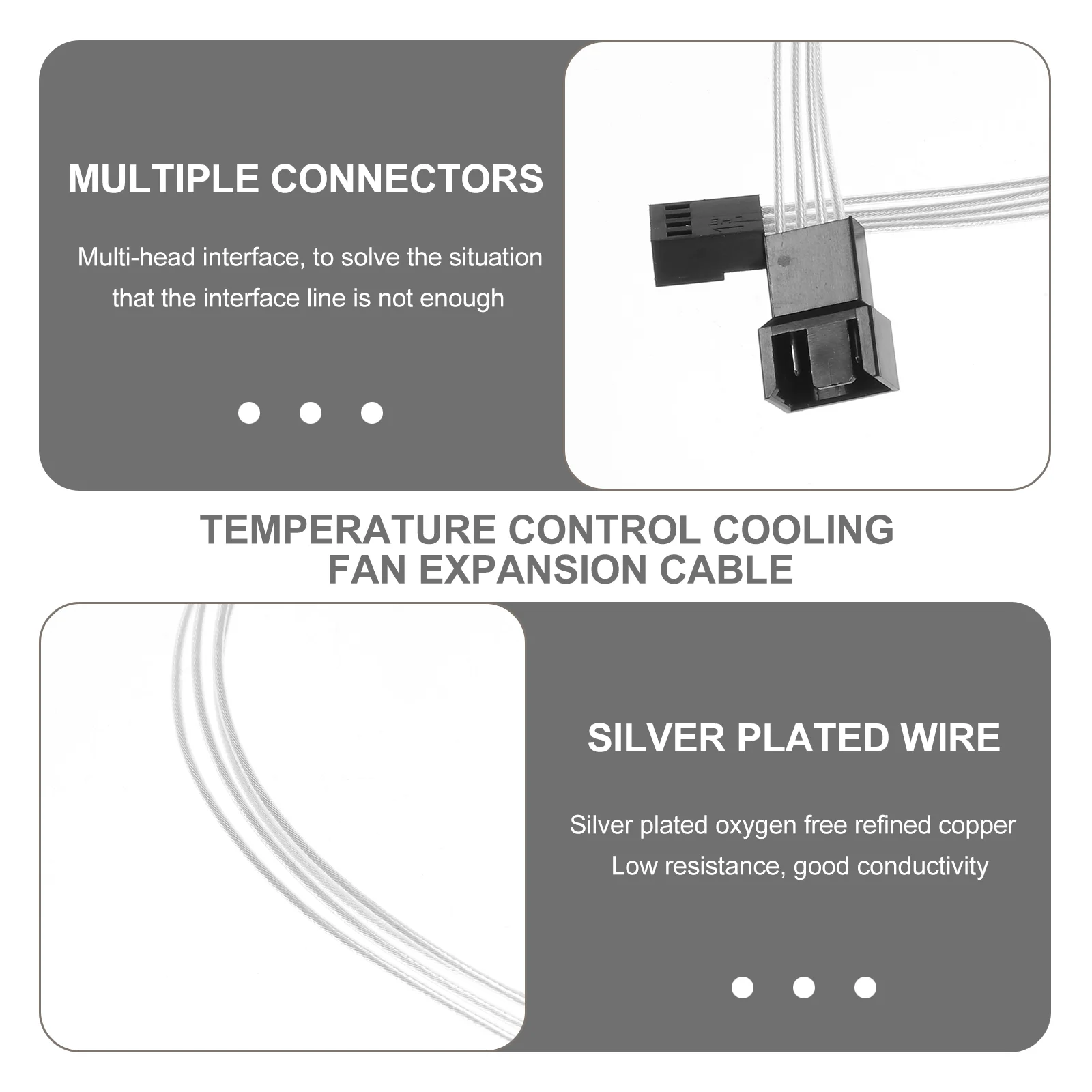 3 шт. 4-контактный кабель питания вентилятора | Компьютеры и офис
