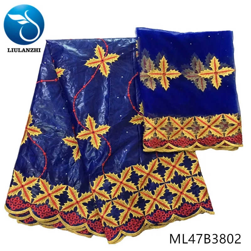 LIULANZHI Black african cotton fabric bazin lace embroidery fabric with stones 2019 New nigerian riche brocade fabric ML47B38
LIULANZHI Black african cotton fabric bazin lace embroidery fabric with stones 2019 New nigerian riche brocade fabric ML47B38
