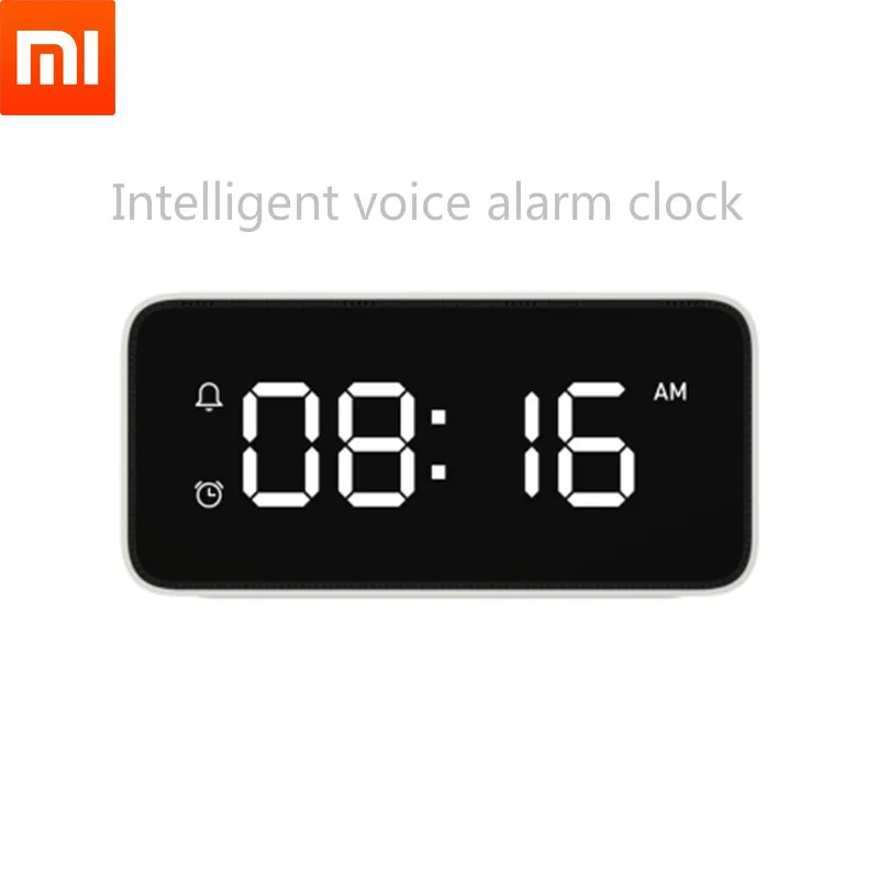 Оригинальный умный голосовой будильник xiaomi ABS часы Dersktop автоматическая