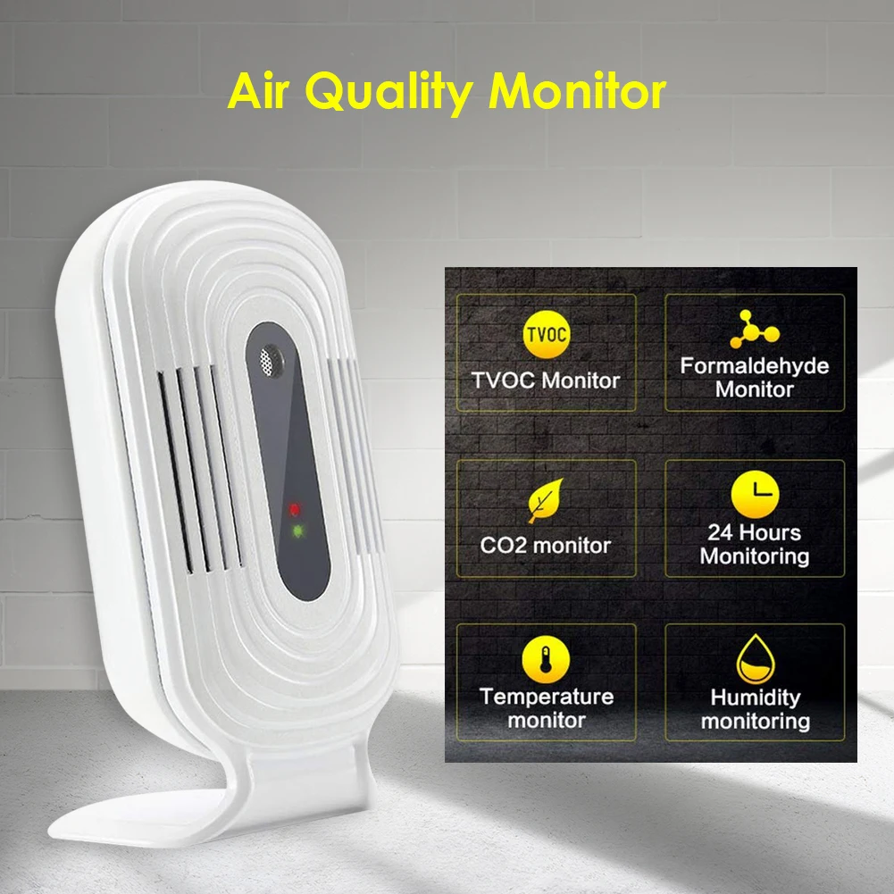Wi-Fi, Температура влажности счетчик смога Профессиональный цифровой детектор формальдегида домашние датчик качества воздуха тестер
Wi-Fi, Температура влажности счетчик смога Профессиональный цифровой детектор формальдегида домашние датчик качества воздуха тестер