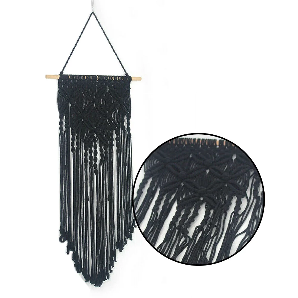 Macrame Hanging Tapestry Woven Wall Decor BOHO Chic Craft Hand-Woven Knitted Tapestries Home Decoration
Macrame Hanging Tapestry Woven Wall Decor BOHO Chic Craft Hand-Woven Knitted Tapestries Home Decoration