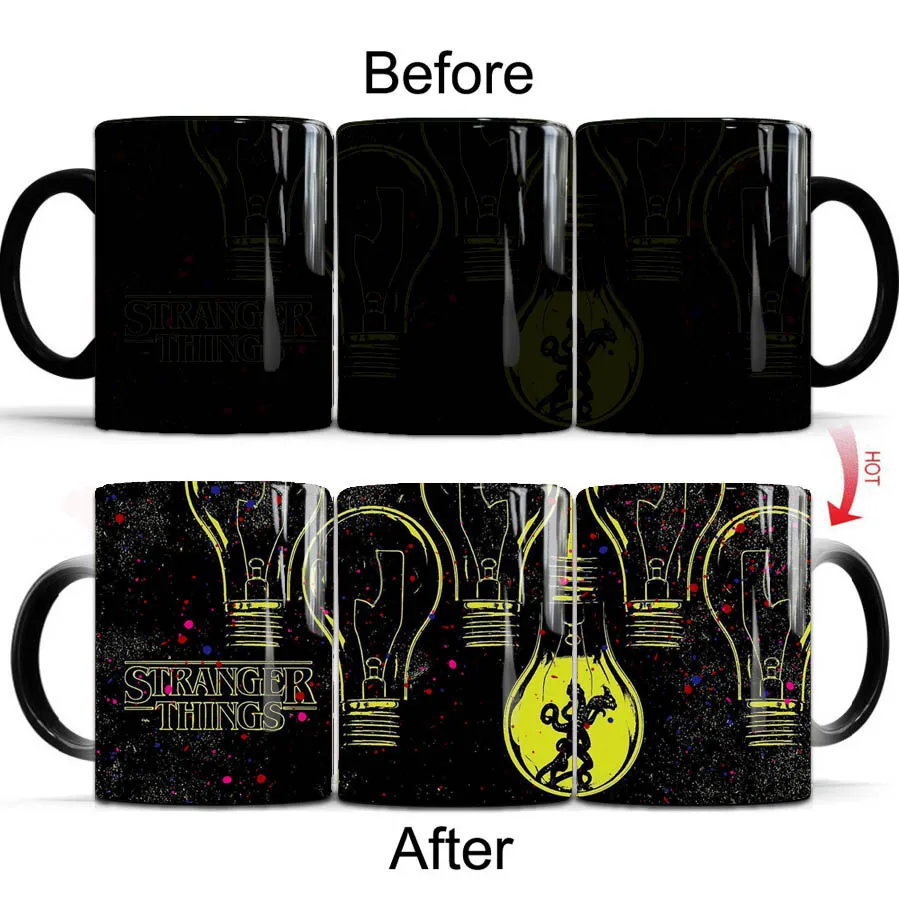 2021 Stranger Things Coffee Mugs 350ml Ceramic Tv Show Color Changing Travel Mug and Tea Cup 
2021 Stranger Things Coffee Mugs 350ml Ceramic Tv Show Color Changing Travel Mug and Tea Cup