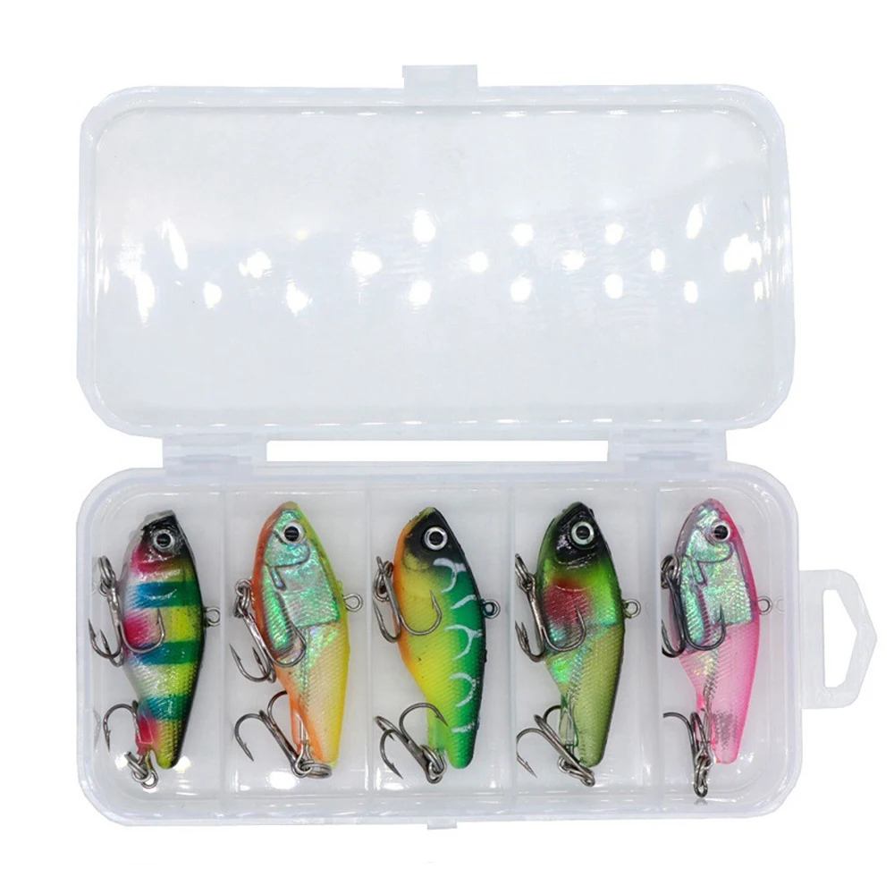 5PCS Fishing Lures Soft lure Bait Blade Lure VIB Lure 4.8cm13g Topwater Lure with Treble Hook Crankbait
5PCS Fishing Lures Soft lure Bait Blade Lure VIB Lure 4.8cm13g Topwater Lure with Treble Hook Crankbait