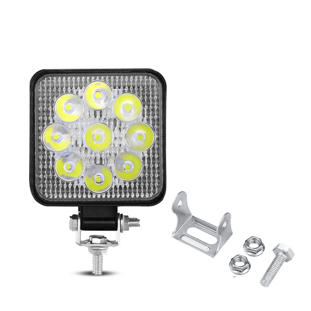 1/2pcs LED Work Light For Jeep Off-road Truck SUV ATV 4WD 4x4 SUV Pick-up12-24V Square 27W Spot Light 6000K Fog Lamp Waterproof
1/2pcs LED Work Light For Jeep Off-road Truck SUV ATV 4WD 4x4 SUV Pick-up12-24V Square 27W Spot Light 6000K Fog Lamp Waterproof