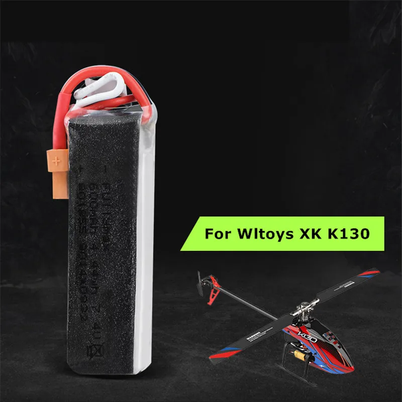 2S Lipo Battery 7.4V 600mah 45C for Wltoys XK K130 RC Remote Control Helicopter Spare Parts
2S Lipo Battery 7.4V 600mah 45C for Wltoys XK K130 RC Remote Control Helicopter Spare Parts