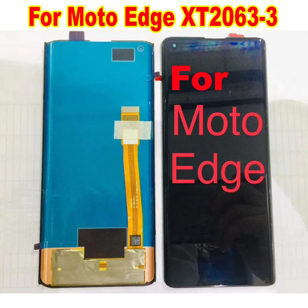Best Working Sensor XT2063-3 LCD Display Touch Screen Digitizer Assembly Glass Panel For Motorola Moto Edge Mobile Pantalla
Best Working Sensor XT2063-3 LCD Display Touch Screen Digitizer Assembly Glass Panel For Motorola Moto Edge Mobile Pantalla