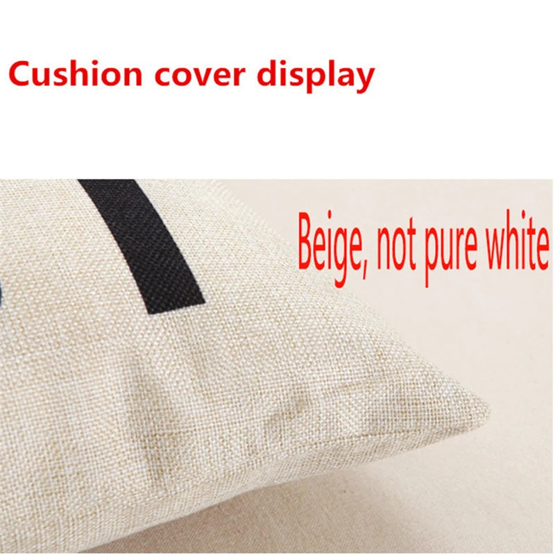 Black White Linen Cushion Cover Luxury Decoration Pillow Case High Quality Printed Words Hotel Family Sofa Cushion Cover
Black White Linen Cushion Cover Luxury Decoration Pillow Case High Quality Printed Words Hotel Family Sofa Cushion Cover